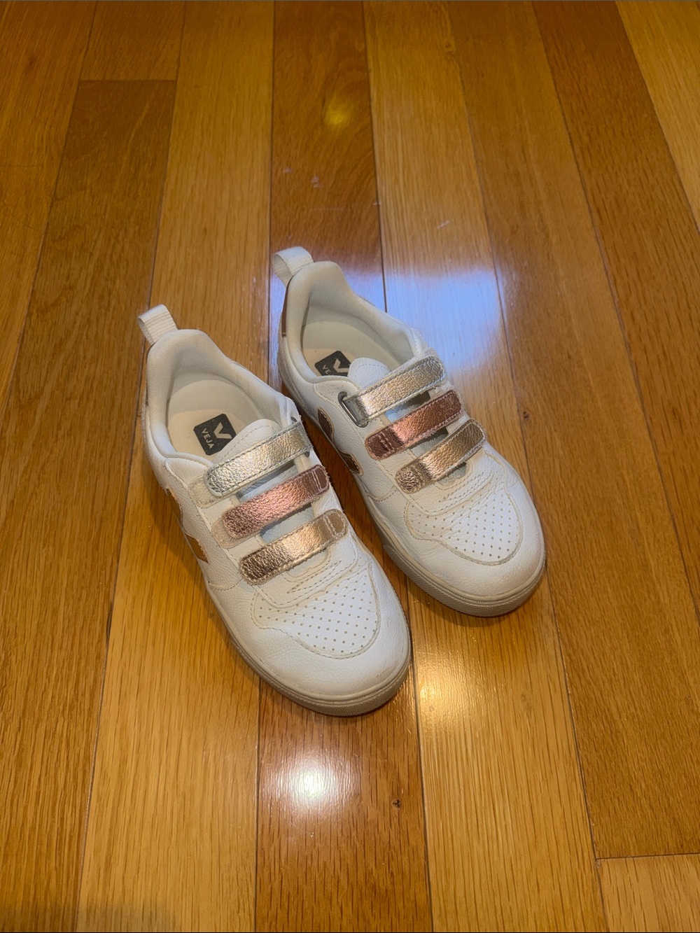 Girls Veja sneakers size 2